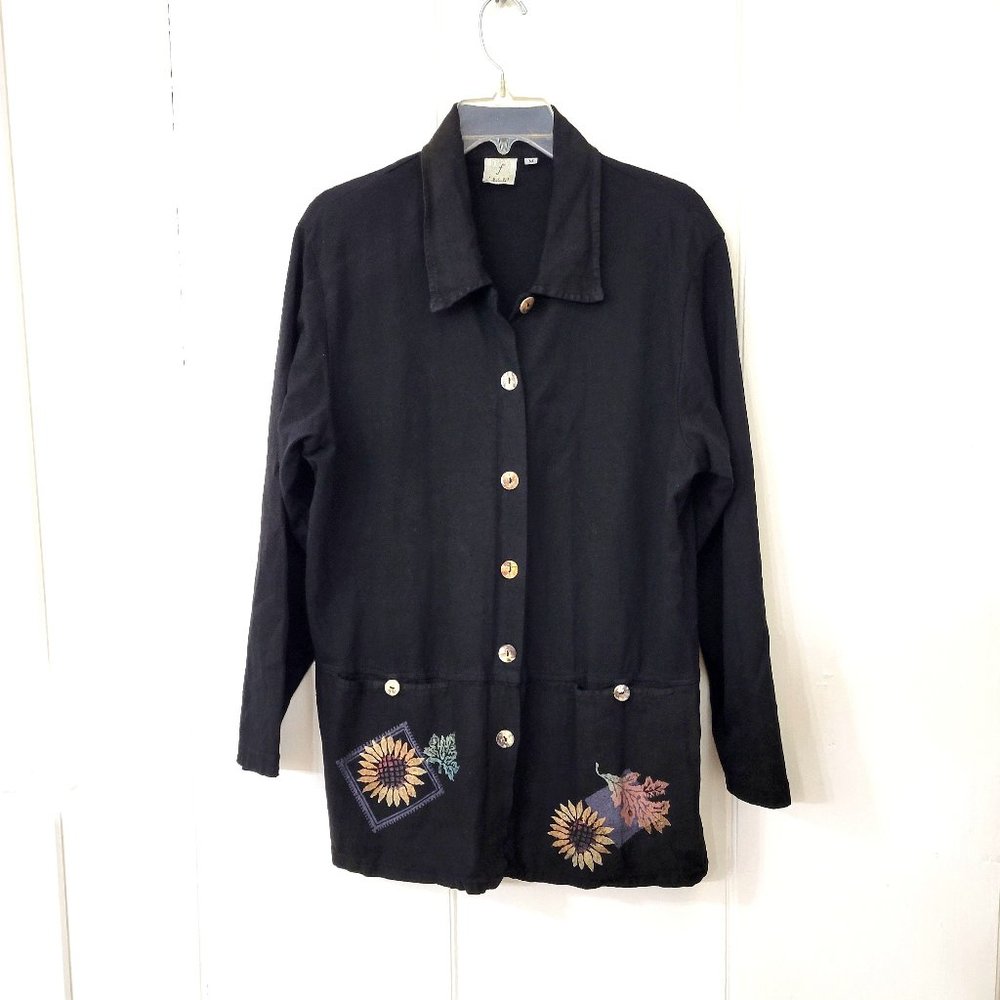 Focus Lagen Look Art To Wear Cotton Jacket